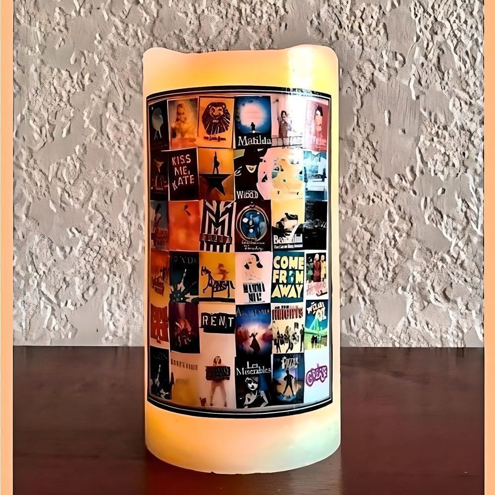 🕯Broadway Musical Theater Flameless Candle - Picture 1 of 5